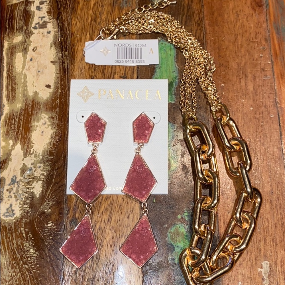 Panacea Necklace & Earrings Bundle- NWT